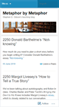 Mobile Screenshot of metaphorbymetaphor.com