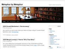 Tablet Screenshot of metaphorbymetaphor.com